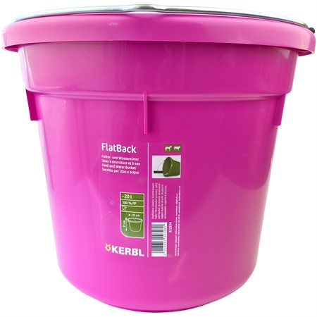 Hink med flat sida - rosa